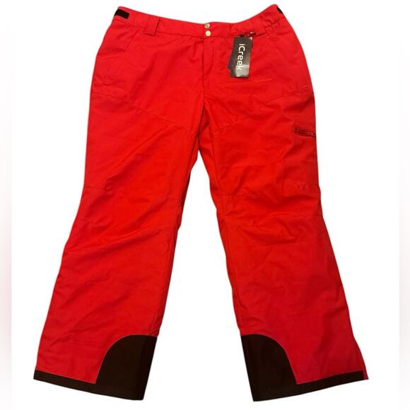 icreek Other - ICreek G&Monday Red Snow Ski Pants Size 38 W 29 L NWT